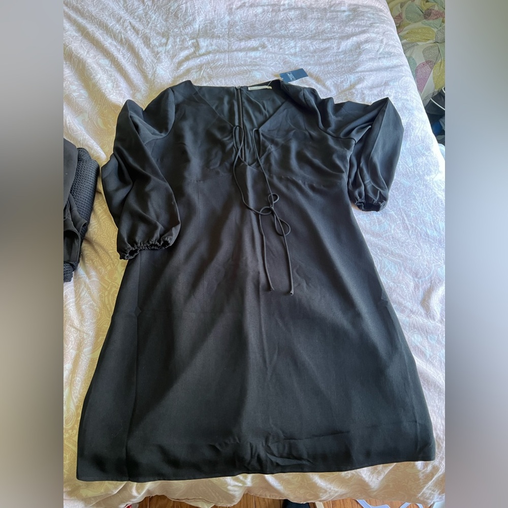 Abercrombie & Fitch Black Long Sleeve Dress
